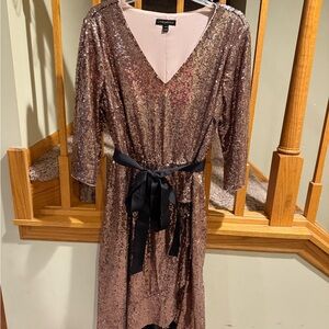 Lane Bryant Elegant Cream Dress